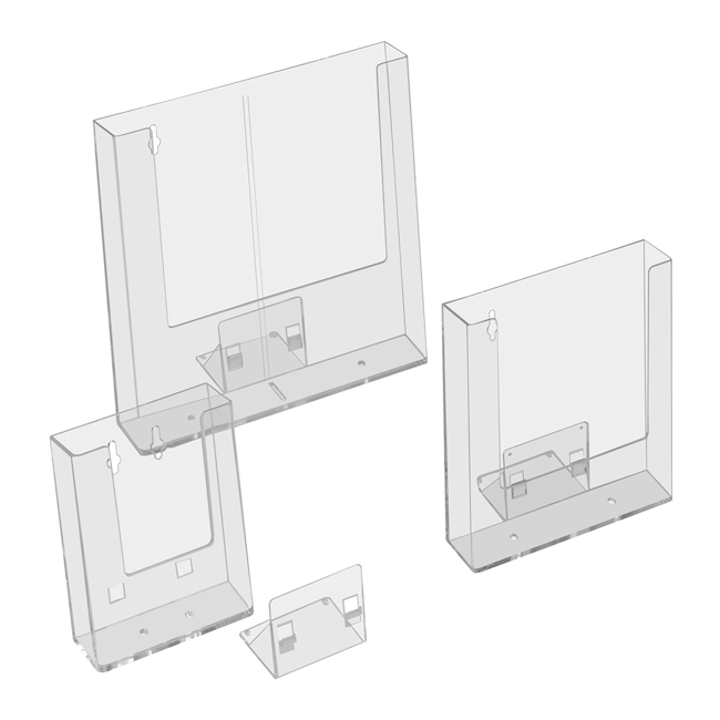 Distributeur prospectus 1/3 A4 + A5/6 vertical